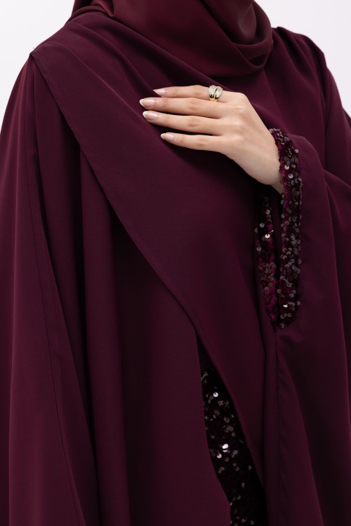 Ensemble Kamyla À sequin burgundy