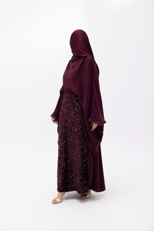 Ensemble Kamyla À sequin burgundy
