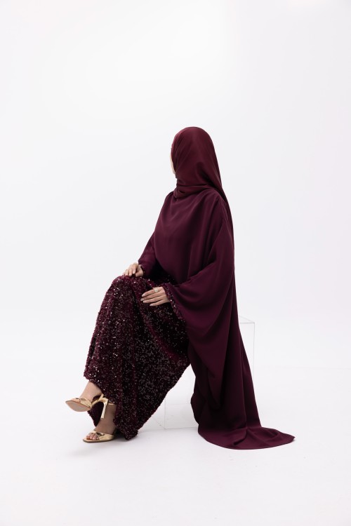 Ensemble Kamyla À sequin burgundy