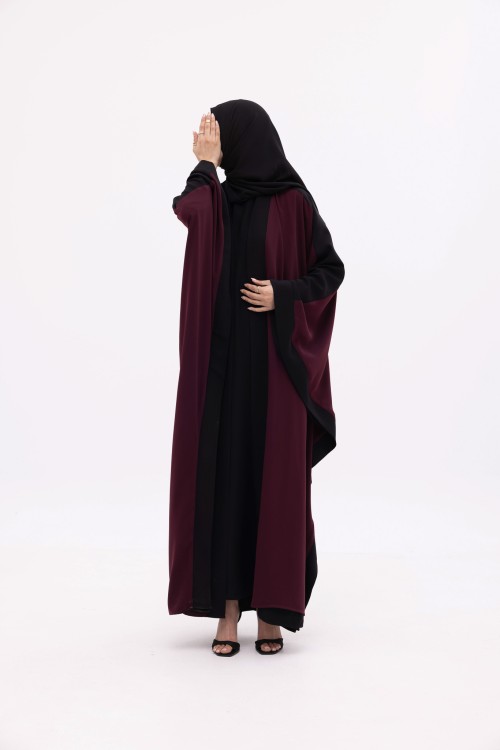 Abaya Ida Burgundy