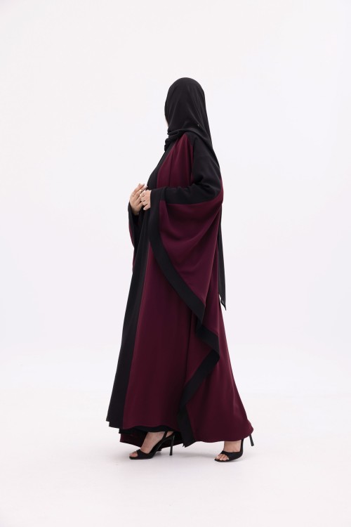 Abaya Ida Burgundy