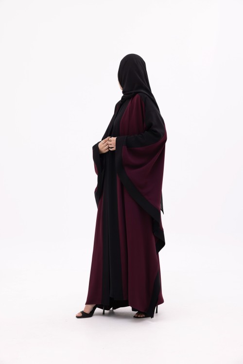 Abaya Ida Burgundy