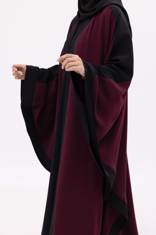 Abaya Ida Burgundy
