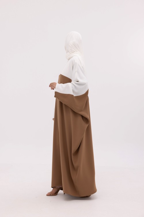 Robe Charlize Blanc & noisette