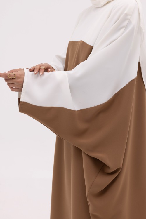 Robe Charlize Blanc & noisette