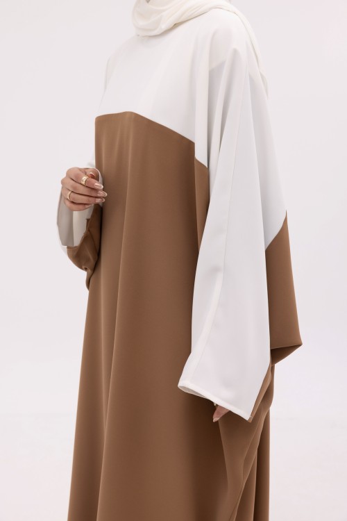 Robe Charlize Blanc & noisette