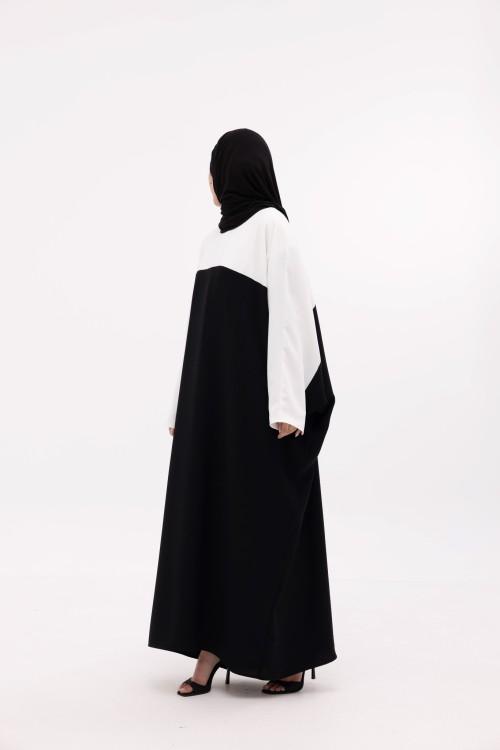 Robe Charlize Noir & blanc