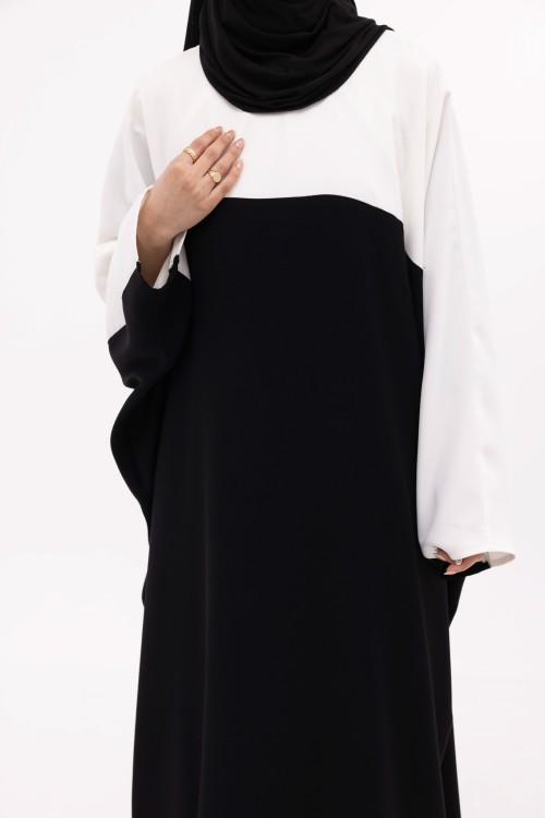 Robe Charlize Noir & blanc