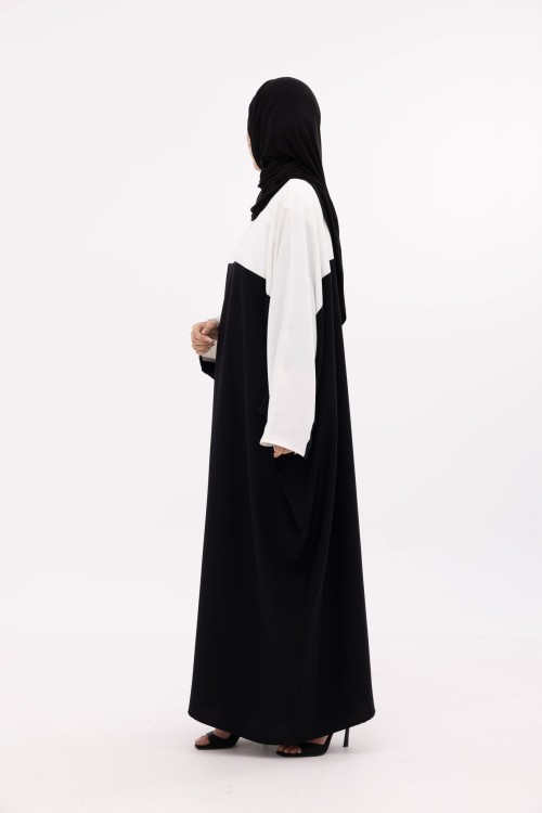 Robe Charlize Noir & blanc