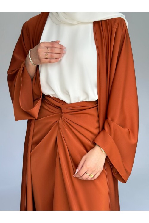 Ensemble jupe Carmela terracotta