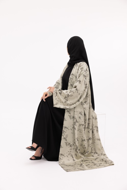 Abaya Jimena vert amande