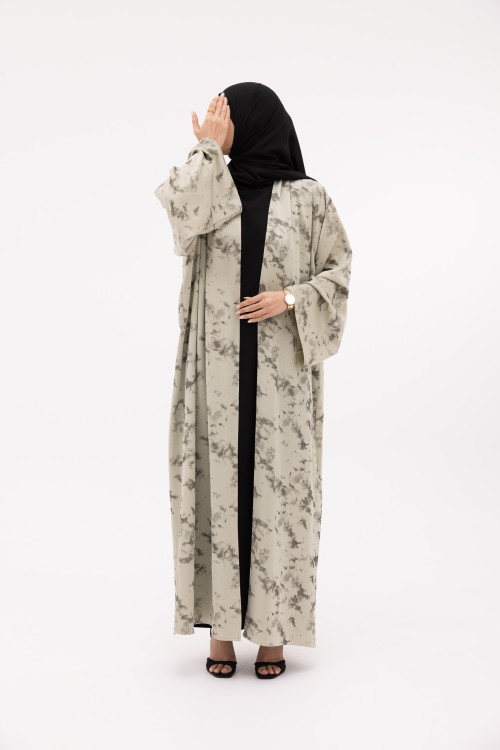 Abaya Jimena vert amande