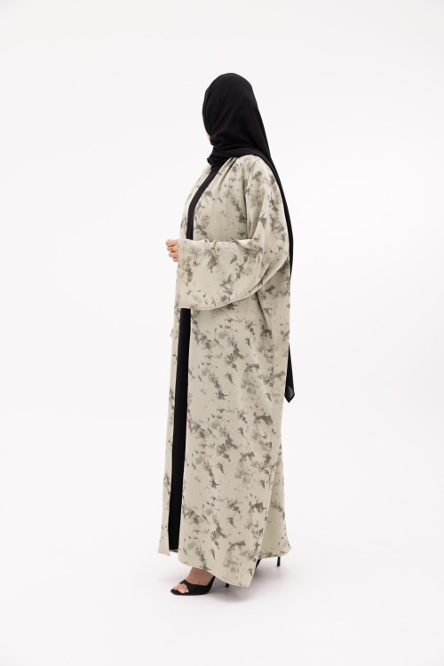 Abaya Jimena vert amande