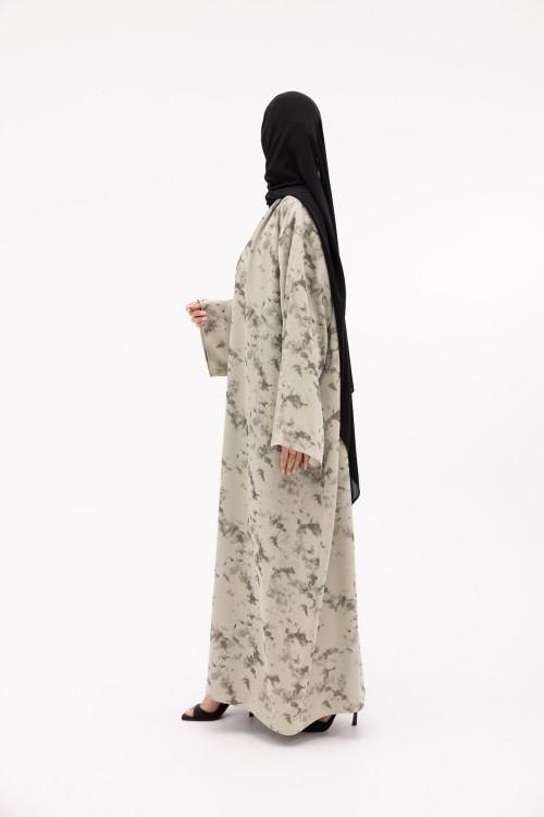 Abaya Jimena vert amande