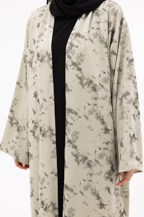 Abaya Jimena vert amande