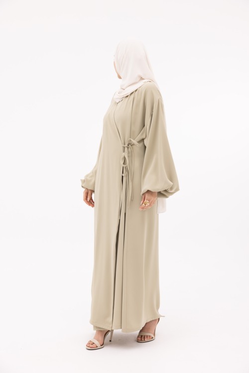 Robe Rosana vert amande