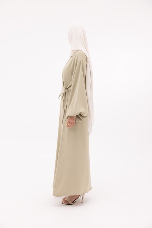 Robe Rosana vert amande