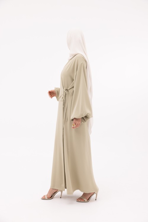 Robe Rosana vert amande