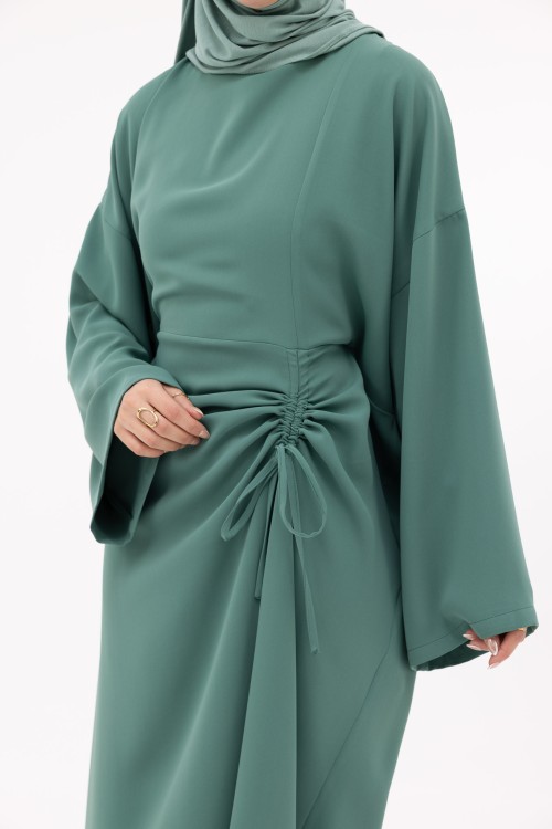 Robe Teresa vert jade