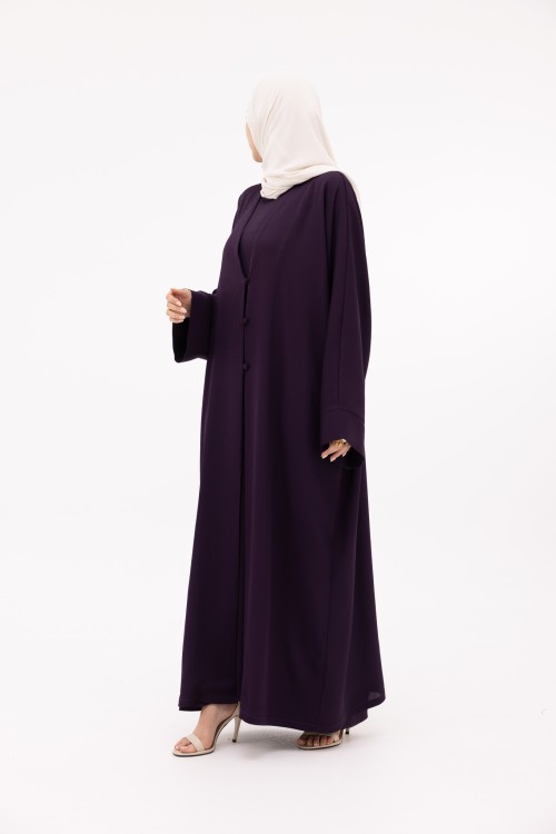 Abaya Juliana aubergine