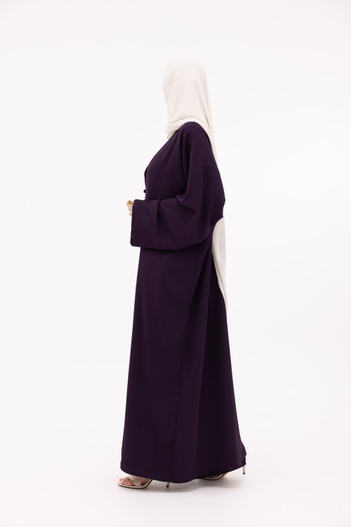 Abaya Juliana aubergine
