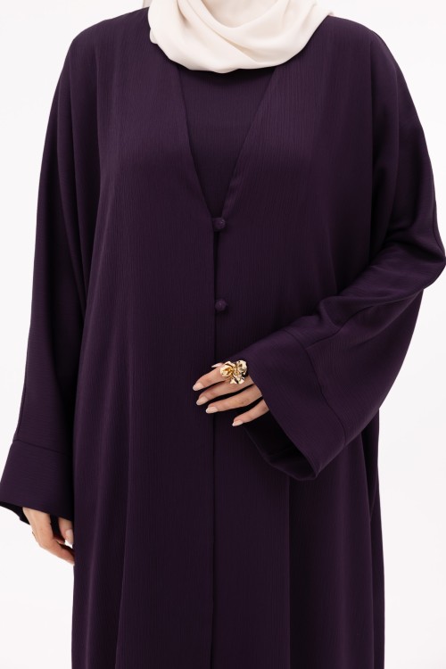 Abaya Juliana aubergine