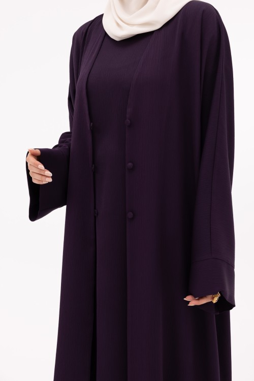 Abaya Juliana aubergine