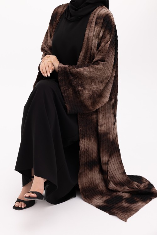 Abaya Emilia marron