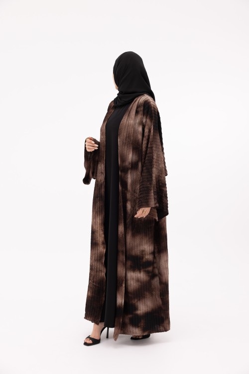 Abaya Emilia marron