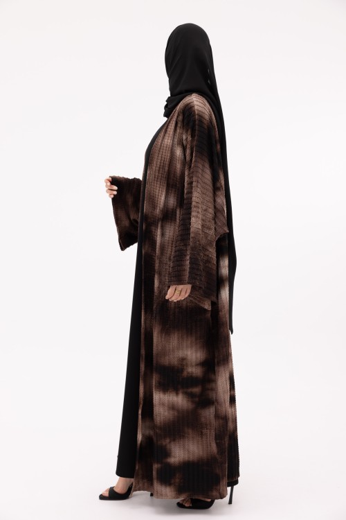 Abaya Emilia marron