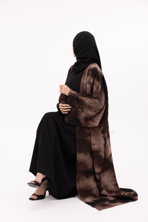 Abaya Emilia marron