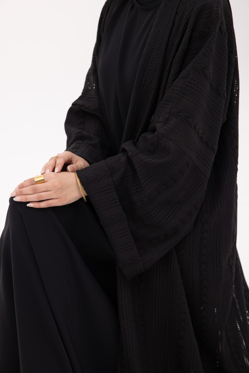 Abaya Estela noir