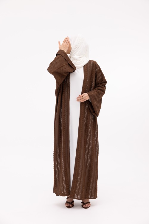 Abaya Estela marron