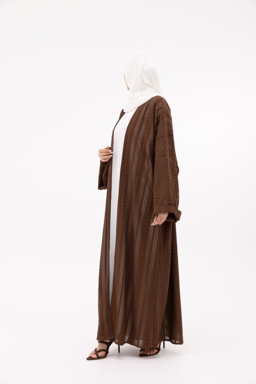 Abaya Estela marron