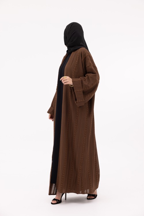 Abaya Estela marron