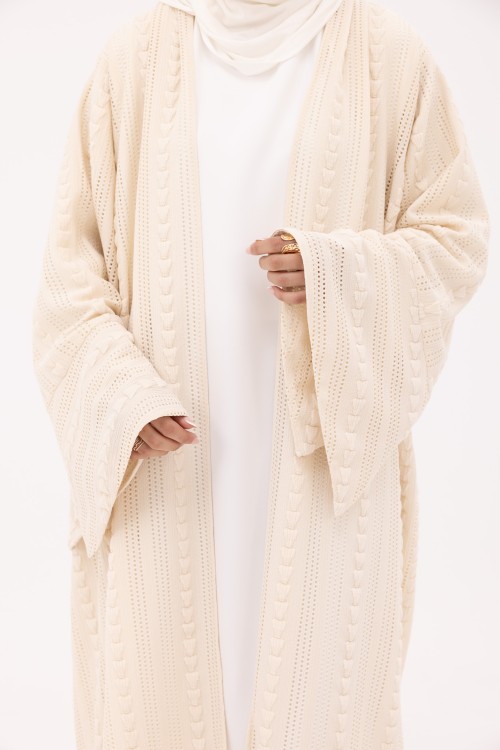 Abaya Déborah crème