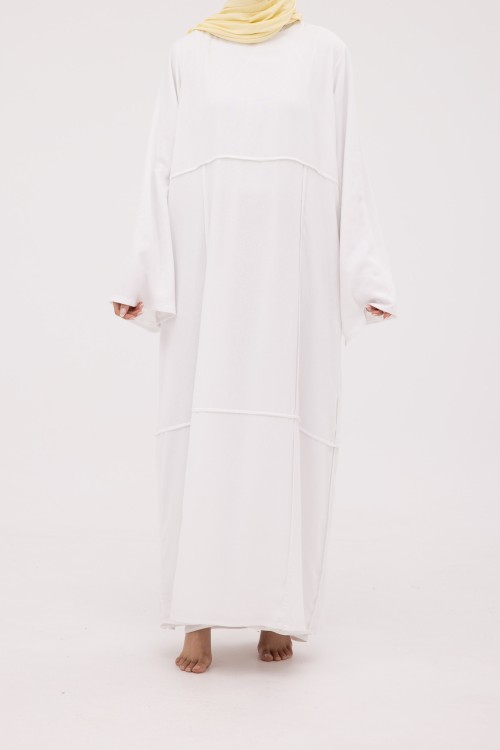 Robe Marina en Lin blanc