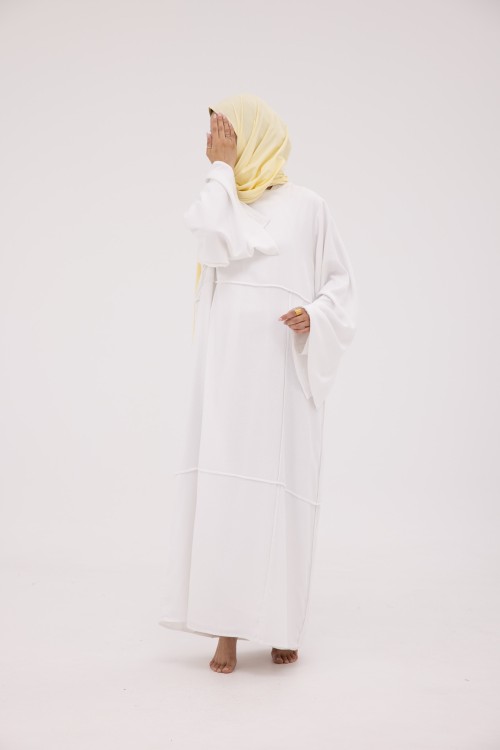 Robe Marina en Lin blanc