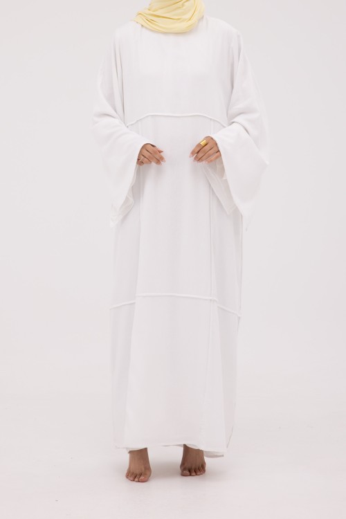 Robe Marina en Lin blanc