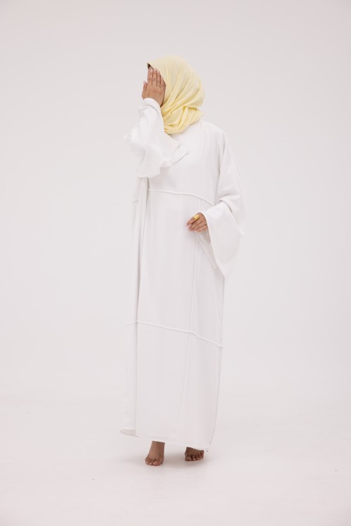 Robe Marina en Lin blanc