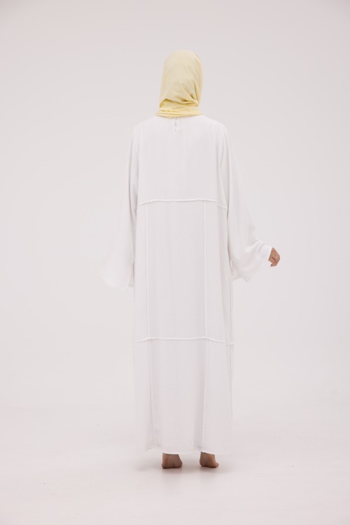 Robe Marina en Lin blanc