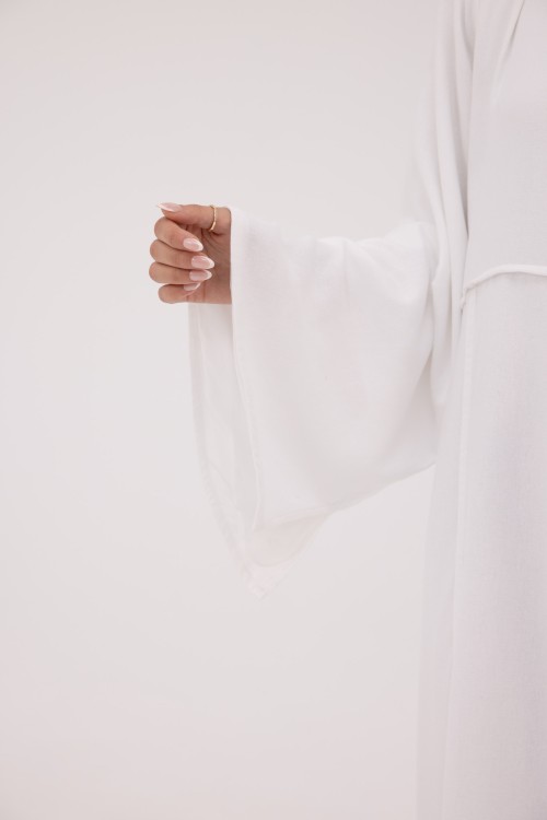 Robe Marina en Lin blanc