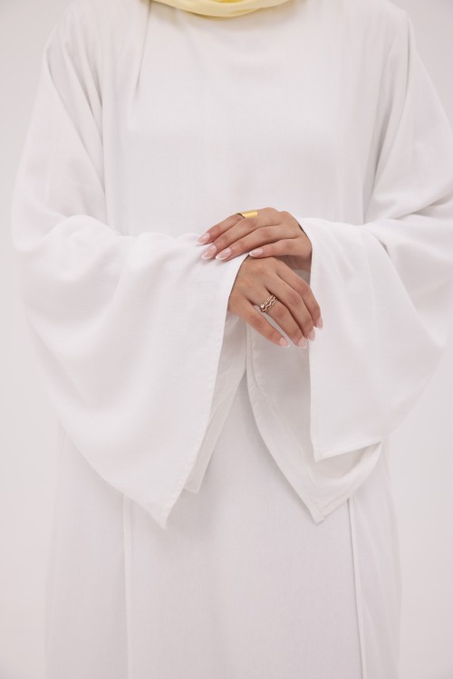 Robe Marina en Lin blanc