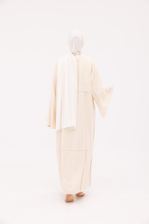 Robe Marina en Lin crème