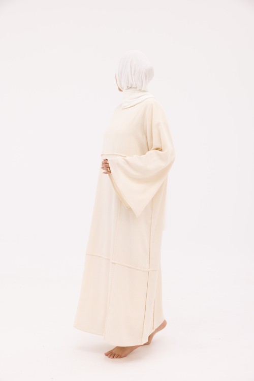Robe Marina en Lin crème