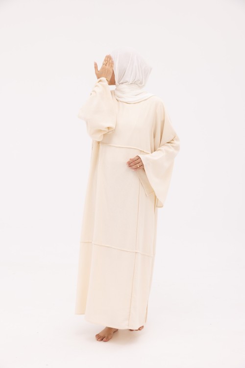 Robe Marina en Lin crème