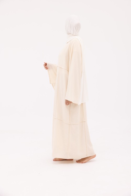 Robe Marina en Lin crème