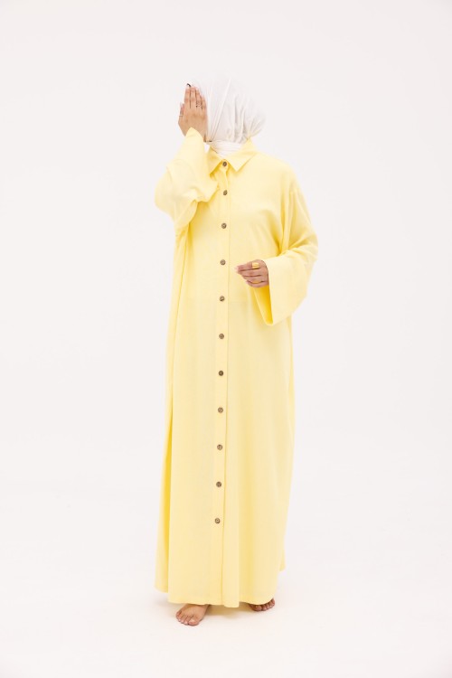 Robe Chemise Larissa jaune