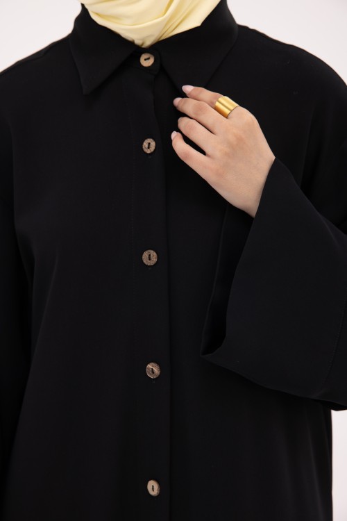 Robe Chemise Larissa noir