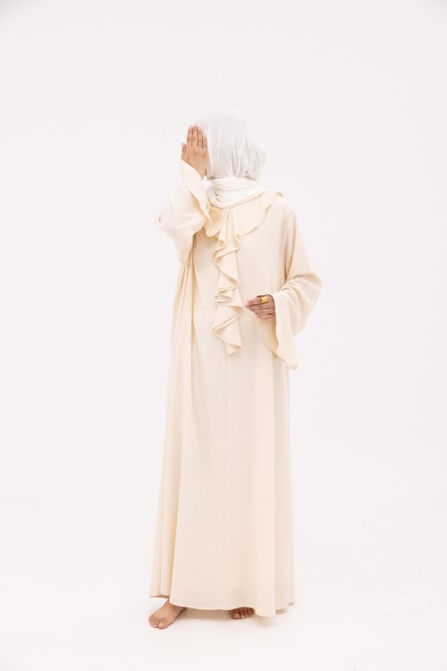 Robe Amandine en Lin crème